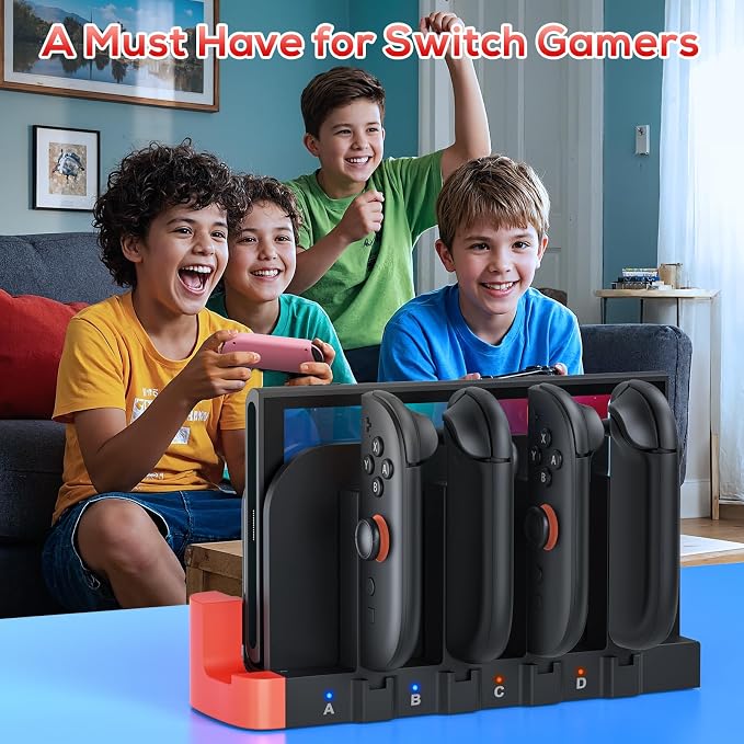 [Switch 2/1 Controller Charger Dock] for Nintendo Switch 2 2025 for Joycons - Image 8