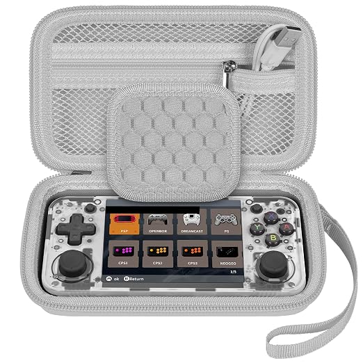 GWCASE Case for Anbernic RG35XX H RG28XX Retroid Game Console, Gray by GWCASE