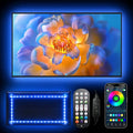 Daymeet LED TV Backlights, 9.8 ft USB Powered RGB Color Changing LED Strip Lights for 32-60 inch TVs with Remote Music Sync Bluetooth APP Control by DAYMEET