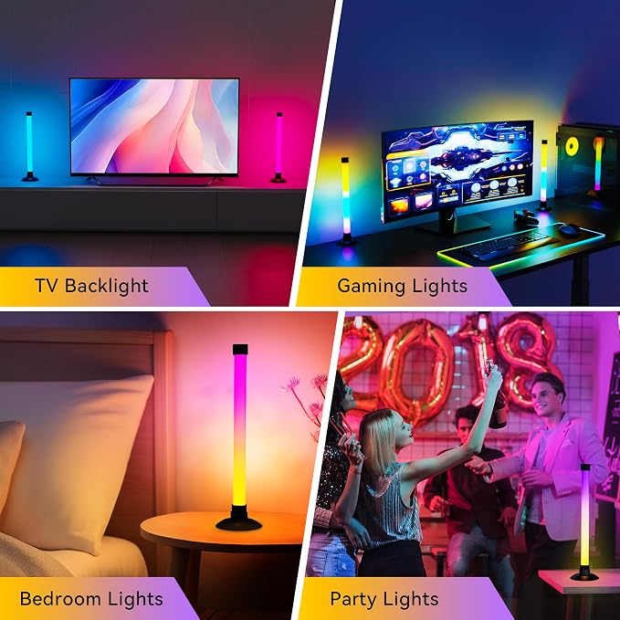 Ledagic IC+RGBW USB Powered Led Light Bar with App & Remote Control, 2 Pack - Image 5