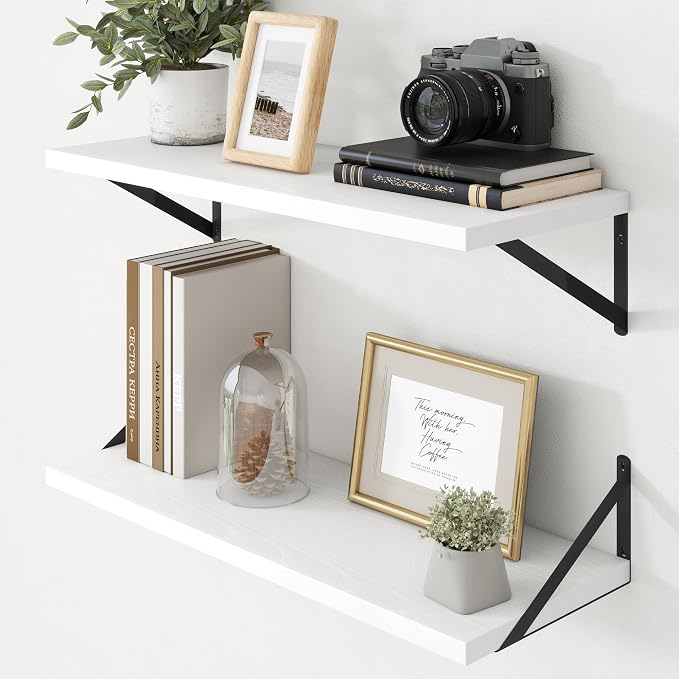 Axeman 12 Inch Deep Floating Shelves 30 Inches Long Set of 2 by Axeman