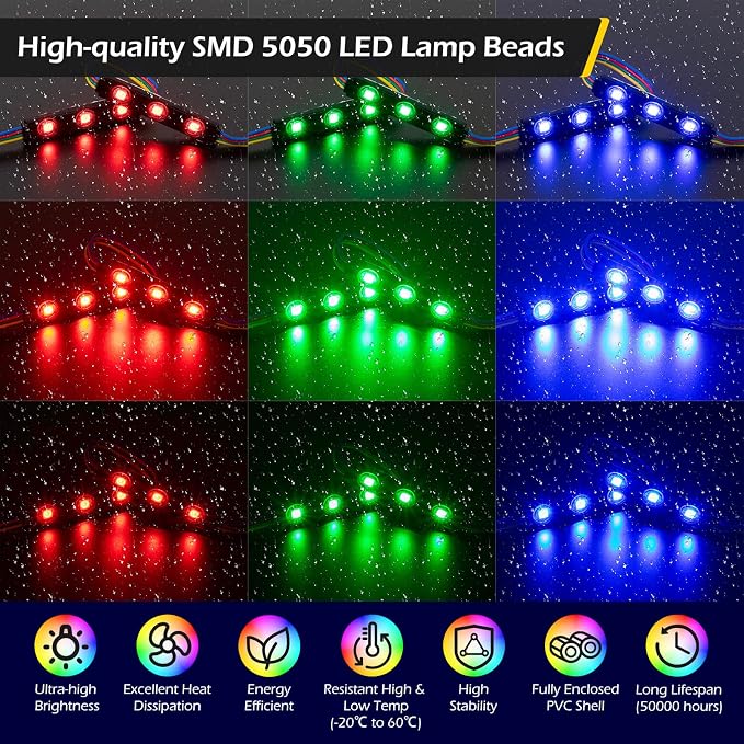 Dyna-Living LED Storefront Lights for Business Window LED Strip Light 120FT - Image 2