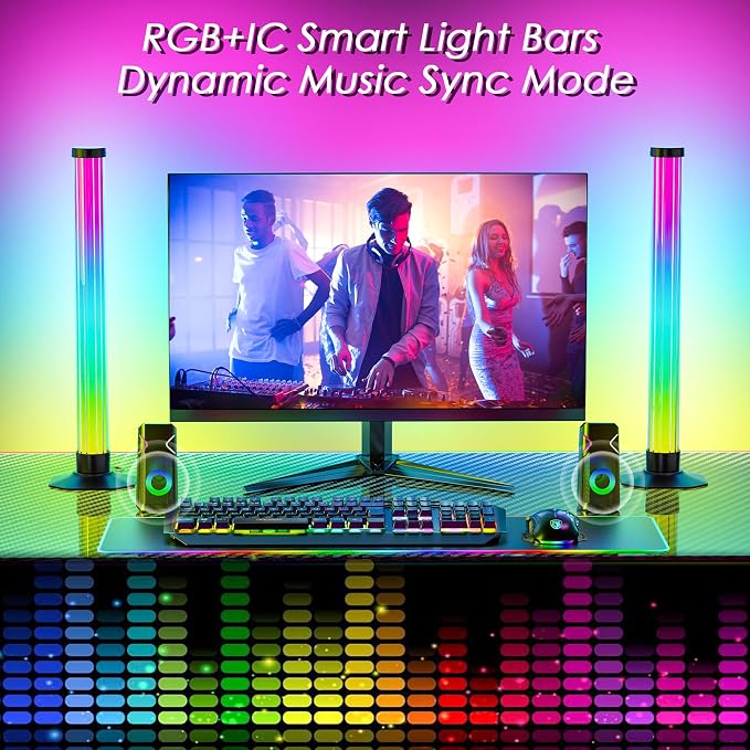 360° Smart Light Bar, RGB Light Bars, Crystal Ambient Mood Light, Backlight - Image 5