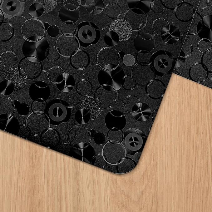 Vicwe Office Chair Mat for Hardwood Floor,51" x 63" Office Chair Mats | Anti-Slip Computer Chair Mat for Gaming Rolling Chair, Desk Chair Mat for Home, Office,Black - Image 5