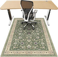 36"x48" Office Chair Mat for Hardwood, Under Desk Chair Mat for Home Office, Anti-Slip Office Rugs for Rolling Chairs, Floor Protector Washable Rugs Green by Unknown