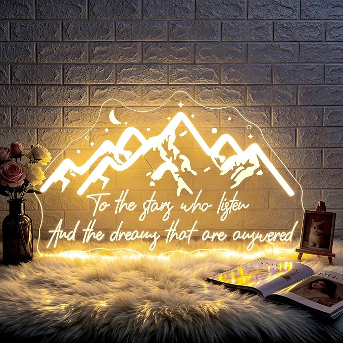 Neon Sign, Mountain Neon Signs for Wall Decor LED Signs Neon Light - Image 7