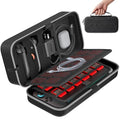 OIVO Carrying Case Compatible with 2025 Nintendo Switch, Portable Switch 2 Travel Carry Case Fit for Joy-Con 2 & Adapter, Hard Shell Protective Pouch Bag with 24 Game Slots, Gray by OIVO