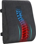 Ergonomic Lumbar Support Pillow for Lower Back Pain Relief, Corduroy Cover Back Support Cushion with Adjustable Straps, Large Size Lumbar Pillow for Office, Gaming & Home Essentials, Large, Dark Grey by HIGOGOGO