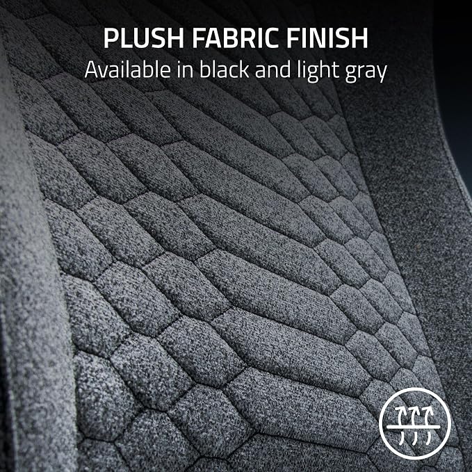 Razer Iskur V2 X Ergonomic Gaming Chair, Light Gray Edition | Built-In Lumbar Support, Wide Seat, High Density Foam Cushions, Adjustable 152 Degree Recline, 2D Armrests, Plush Fabric - Image 9