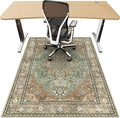 36"x48" Office Chair Mat for Hardwood, Under Desk Chair Mat for Home Office, Anti-Slip Office Rugs for Rolling Chairs, Floor Protector Washable Rugs Olive Green by Unknown