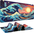 Mouse Pad Gaming - Desk Mat for Keyboard and Mouse - Large Mouse Pad for Desk, Mousepad (35.4" X 15.7") with Non-Slip Base, Desks Pad Mat Office and Home by Unknown