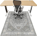 36"x48" Office Chair Mat for Hardwood, Under Desk Chair Mat for Home Office, Anti-Slip Office Rugs for Rolling Chairs, Floor Protector Washable Rugs Warm Gray by Unknown