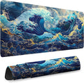 Mouse Pad Gaming - Desk Mat for Keyboard and Mouse - Large Mouse Pads for Desk, Gaming Mousepad with Non-Slip Base, Desks Pad (31.5" X 11.8") for Game, Office and Home by Unknown