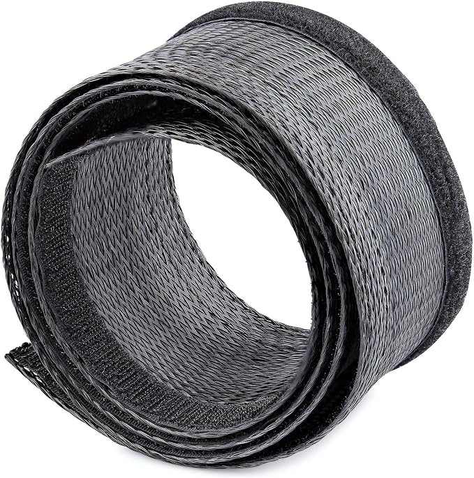 StarTech 10ft (3m) Cable Management Sleeve, Black (WKSTNCMFLX) by Unknown