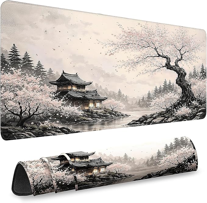 Gaming Mouse Pad, Desk Mat for Keyboard and Mouse, Large Mouse Pad for Desk, Computer Mousepad by Unknown
