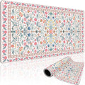 Large Gaming Mouse Pad Desk Mat 31.5"x15.7" Pink Floral | Extended Mousepad, Non-Slip Rubber Base , Stitched Edges, for Computer/Laptop/Office/Home by Mcapirivo