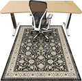 48"x60" Office Chair Mat for Hardwood, Under Desk Chair Mat for Home Office, Anti-Slip Office Rugs for Rolling Chairs, Floor Protector Washable Rugs Charcoal by Unknown