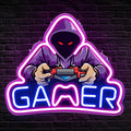 Kavaas Gamer Neon Sign, UV Printed Gaming Neon Sign for Gamer Room Decor - LED Video Game Neon Lights for Bedroom Boys, Gaming Wall decor - Best Gamer Gifts for Teenage Boys, Christmas by Kavaas