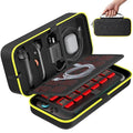 OIVO Carrying Case Compatible with 2025 Nintendo Switch, Portable Switch 2 Travel Carry Case Fit for Joy-Con 2 & Adapter, Hard Shell Protective Pouch Bag with 24 Game Slots, Yellow by OIVO