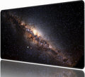 Galaxy Space Desk Mat, XXL 35.4"x15.7" Large Mouse Pad, Starry Sky Extended Gaming Mouse Mat,Non-Slip Rubber Base Waterproof with Stitched Edges for Gaming Office Home Decor by Unknown