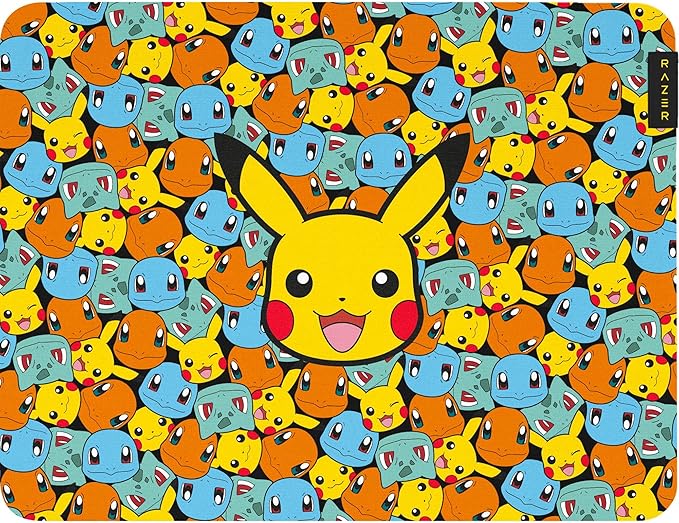 Razer Gigantus V2 Soft Gaming Mouse Pad (Medium), Pokémon Edition | Textured Micro-Weave Cloth Surface, Thick, High-Density Rubber Foam, Anti Slip Base by Unknown