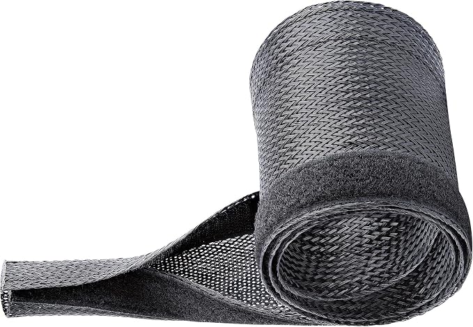 StarTech 10ft (3m) Cable Management Sleeve, Black (WKSTNCMFLX) - Image 6