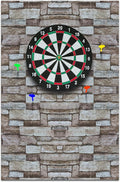 Hahafelt Felt Wood Grain Dart Board Wall Protectors Square Dart Board Backing Tiles Dartboard Backboard Cork Backboards Alternative by Hahafelt