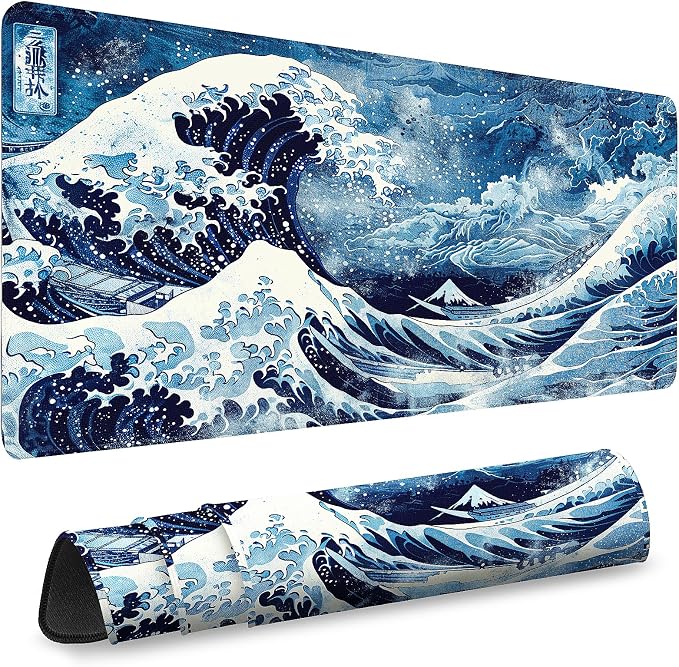 Mouse Pad Gaming - Desk Mat for Keyboard and Mouse - Large Mouse Pads for Desk, Gaming Mousepad with Non-Slip Base, Desks Pad (31.5" X 11.8") for Game, Office and Home by Unknown