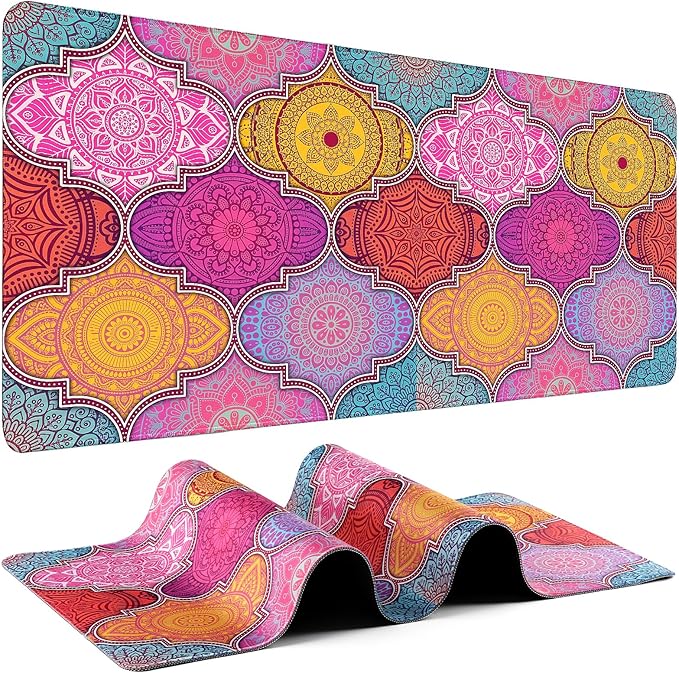 Mouse Pad Gaming - Desk Mat for Keyboard and Mouse - Large Mouse Pads for Desk, Gaming Mousepad with Non-Slip Base, Desks Pad (31.5" X 11.8") for Game, Office and Home by Unknown