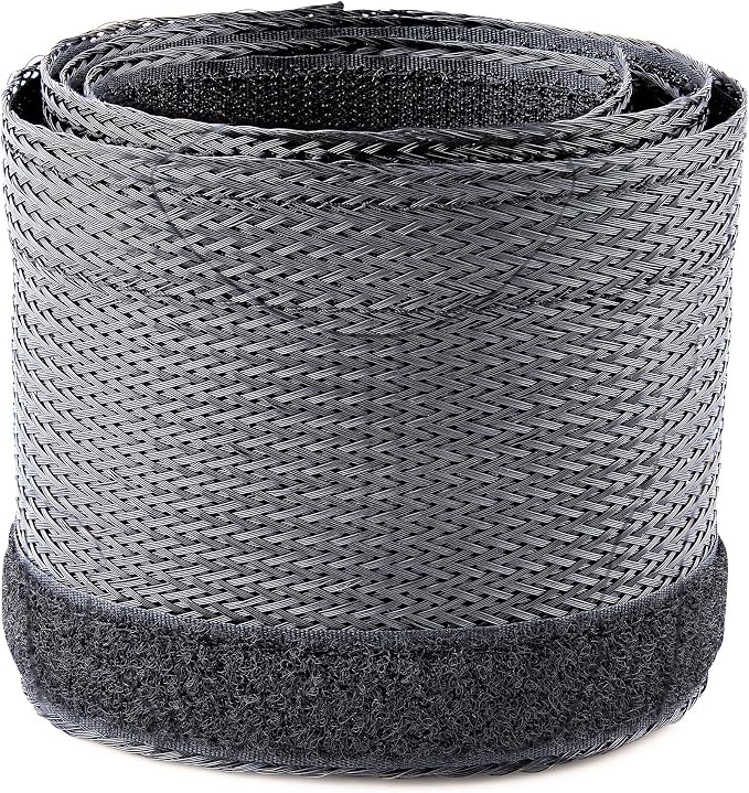 StarTech 10ft (3m) Cable Management Sleeve, Black (WKSTNCMFLX) - Image 2