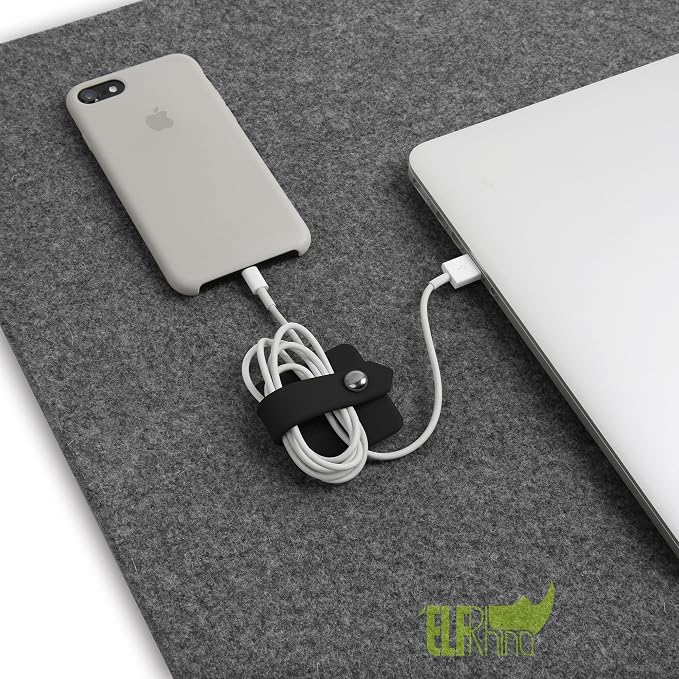 Cord Organizer Earbuds Holder Earphone Wrap Earphones Organizer Headset Headphone Earphone Wrap Winder Cord Manager Cable Winder Set of 2 - Image 6