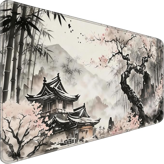 Desk Pad 31.5x15.7 Inch for Computer - Large Mouse Pad, Bamboo | Non Slip Base Smooth Surface for Optical and Laser Mouse by CustomerFirstServiceFirst