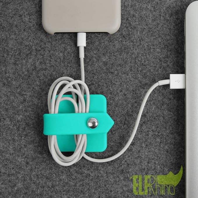 Cord Organizer Earbuds Holder Earphone Wrap Earphones Organizer Headset Headphone Earphone Wrap Winder Cord Manager Cable Winder Set of 2 - Image 5
