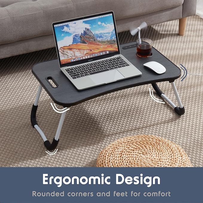 Nestl Laptop Lap Desk, Bed Tray with USB Port Laptop Stand for Bed 24"x16" - Image 7
