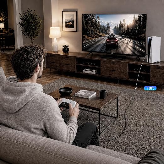 Superer 5 ft USB C Charging Cable Fit for PS5 Controller, PlayStation 5 DualSense, Xbox Series X/S Controllers, Xbox Elite Series 2 (Model 1914 1797), Fast Charger & Data Sync Nylon Braided Power Cord - Image 7