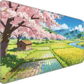 Large Desk Pad 31.5x15.7 Inch - Extended XXL Mouse Pad, Farmland | Stitched Edges Non Slip Rubber Base Waterproof for Office and Gaming by CustomerFirstServiceFirst
