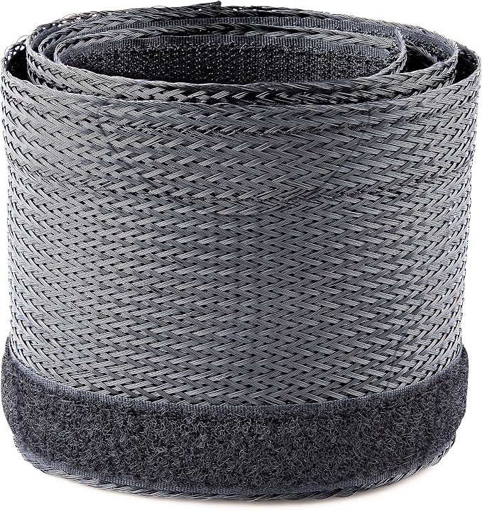 StarTech 10ft (3m) Cable Management Sleeve, Black (WKSTNCMFLX) - Image 4